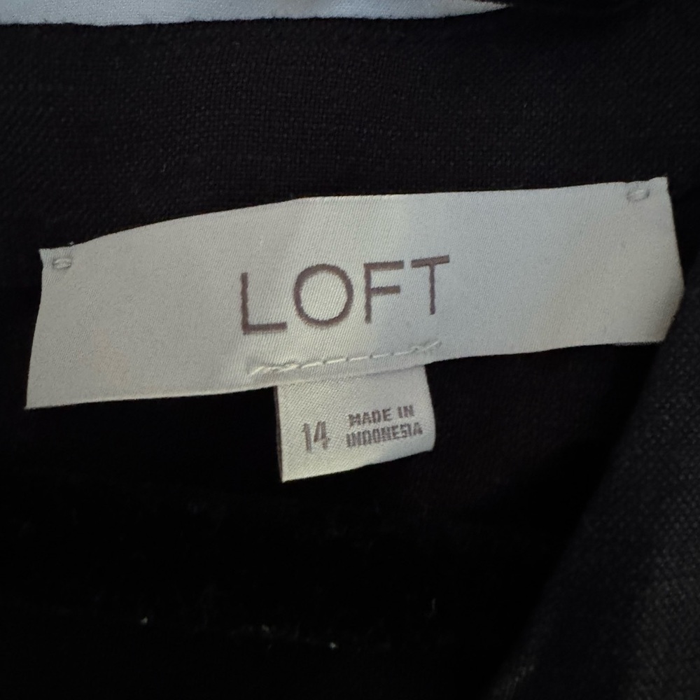 Size 14 LOFT Elegant Black Apparel